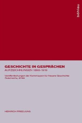 Cover of Geschichte in Gespr chen