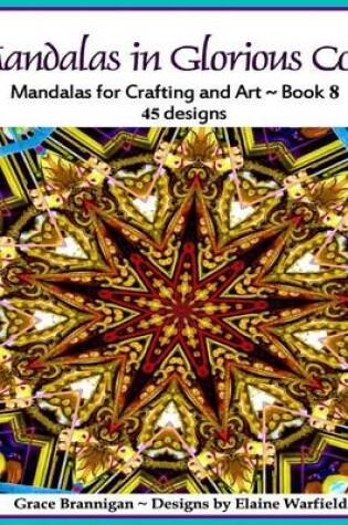 Cover of Mandalas in Glorious Color Book 8