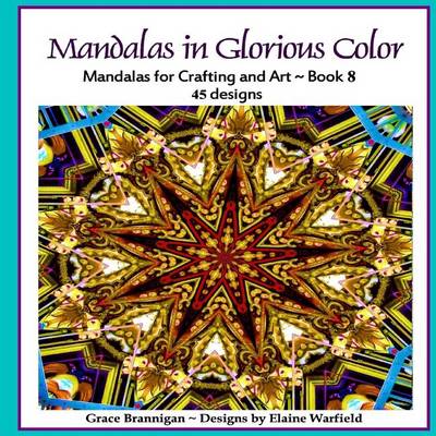 Book cover for Mandalas in Glorious Color Book 8