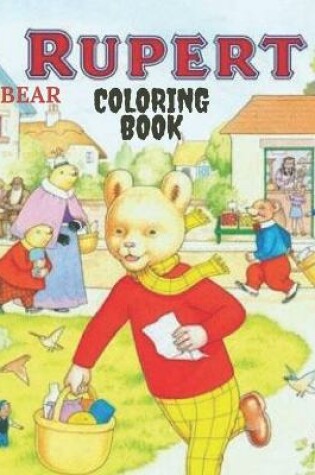 Cover of Rupert Bear Coloring book