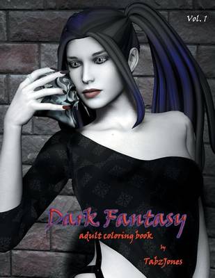 Cover of Dark Fantasy Adult Coloring Book
