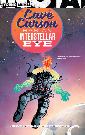 Book cover for Cave Carson Has an Interstellar Eye