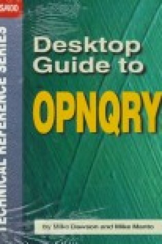 Cover of Desktop Guide to Opnqryf