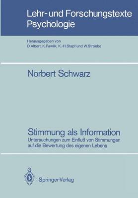 Cover of Stimmung als Information