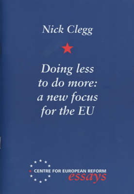 Cover of Doing Less to Do More