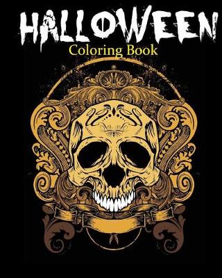 Book cover for Halloween Coloring Book