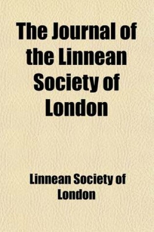 Cover of The Journal of the Linnean Society of London (Volume 22)