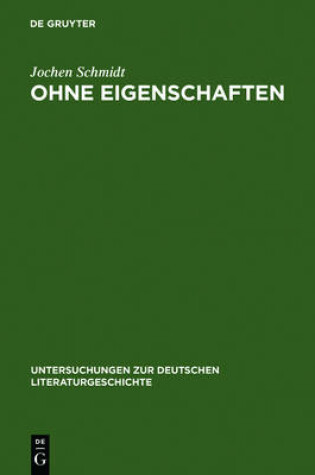Cover of Ohne Eigenschaften