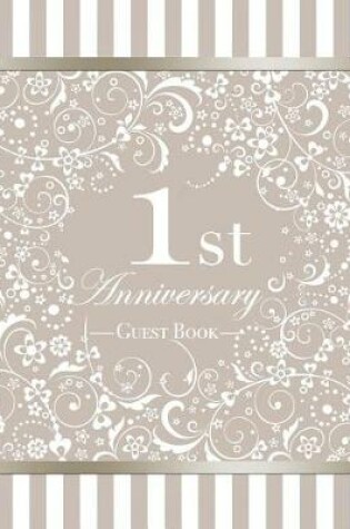 Cover of 1st Anniversary Guest Book