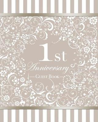 Book cover for 1st Anniversary Guest Book