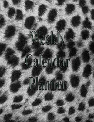 Book cover for Weekly Calendar Planner - 70 Weeks - (8.5 X 11) - Leopard Print