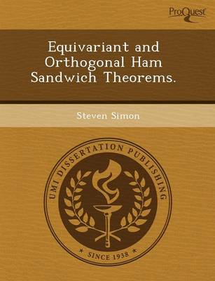 Book cover for Equivariant and Orthogonal Ham Sandwich Theorems