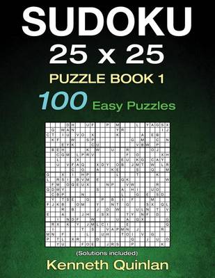 Cover of SUDOKU 25 x 25 Puzzle Book 1