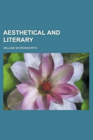 Cover of Aesthetical and Literary