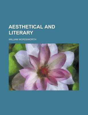 Book cover for Aesthetical and Literary