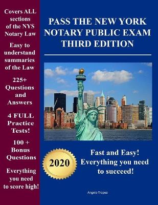 Book cover for Pass the New York Notary Public Exam Third Edition