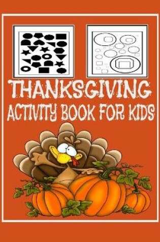 Cover of Thanksgiving activity Book For Kids