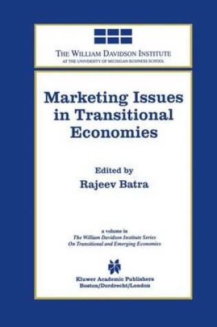 Cover of Marketing Issues in Transitional Economies