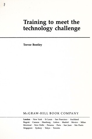 Cover of Training to Meet the Technology Challenge