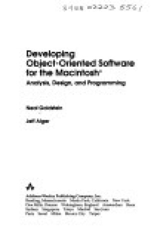 Cover of Developing Object-Oriented Software for the Macintosh