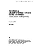 Cover of Developing Object-Oriented Software for the Macintosh