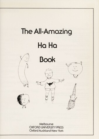 Book cover for The All Amazing Ha Ha Book