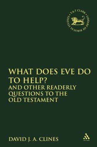 Cover of What Does Eve Do To Help?