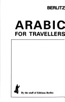 Book cover for Berlitz Arabic for Travellers