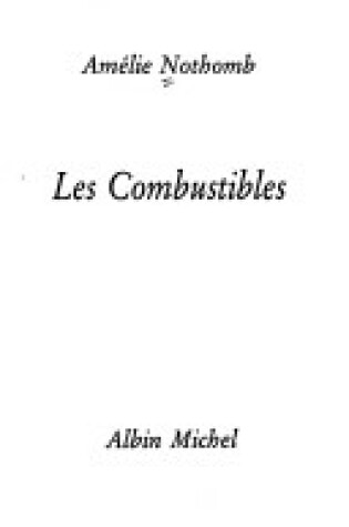 Cover of Combustibles (Les)