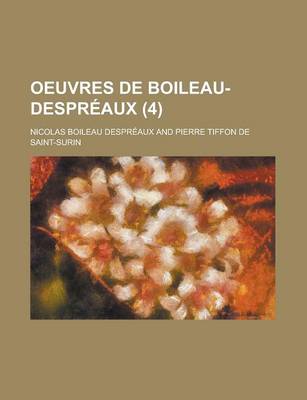 Book cover for Oeuvres de Boileau-Despreaux (4)