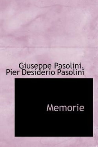 Cover of Memorie