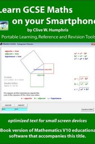 Cover of Learn GCSE Maths on your Smartphone Portable Learning, Reference and Revision Tools