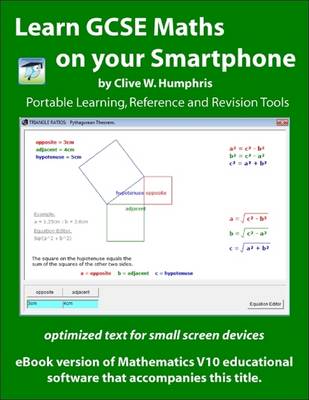 Book cover for Learn GCSE Maths on your Smartphone Portable Learning, Reference and Revision Tools