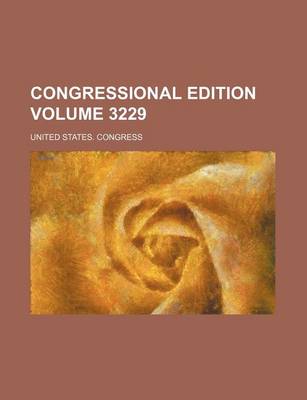 Book cover for Congressional Edition Volume 3229