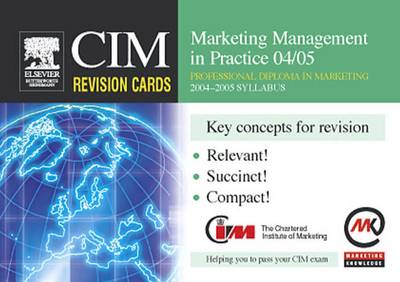 Book cover for Marketing Management in Practice 04/05