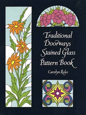 Book cover for Traditional Doorways Stained Glass Pattern Book