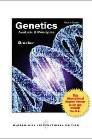 Cover of Genetics: Analysis and Principles