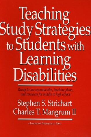 Cover of Teaching Study Strategies to Students with Learning Disabilities