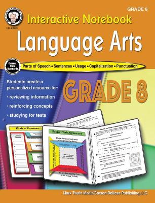 Book cover for Interactive Notebook: Language Arts Resource Book, Grade 8