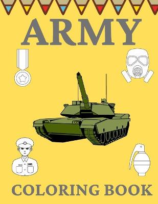 Book cover for Army Coloring Book