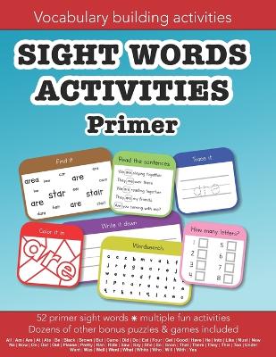 Book cover for Sight Words Primer vocabulary building activities
