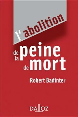 Cover of L'Abolition de La Peine de Mort