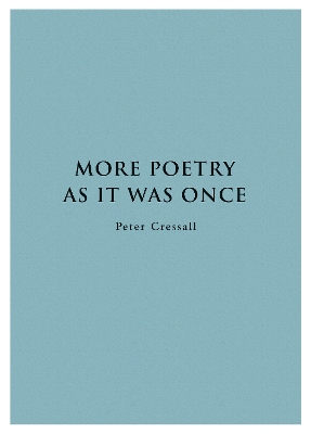 Book cover for More Poetry As It Was Once