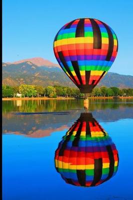 Book cover for Hot Air Balloon Reflected in Colorado Lake