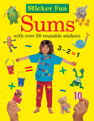 Book cover for Sticker Fun - Sums