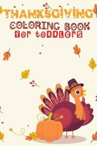 Cover of thanksgiving coloring books for toddlers