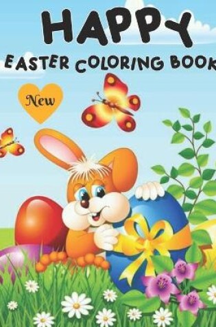 Cover of New Happy Easter Coloring Book.