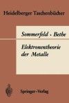 Book cover for Elektronentheorie der Metalle