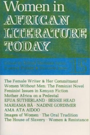 Cover of ALT 15 Women in African Literature Today