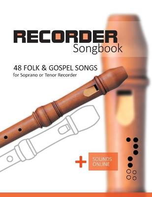 Cover of Recorder Songbook - 48 Folk and Gospel Songs